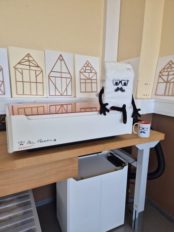 Lasercutter im  Maker Space, Foto: C. Rögner